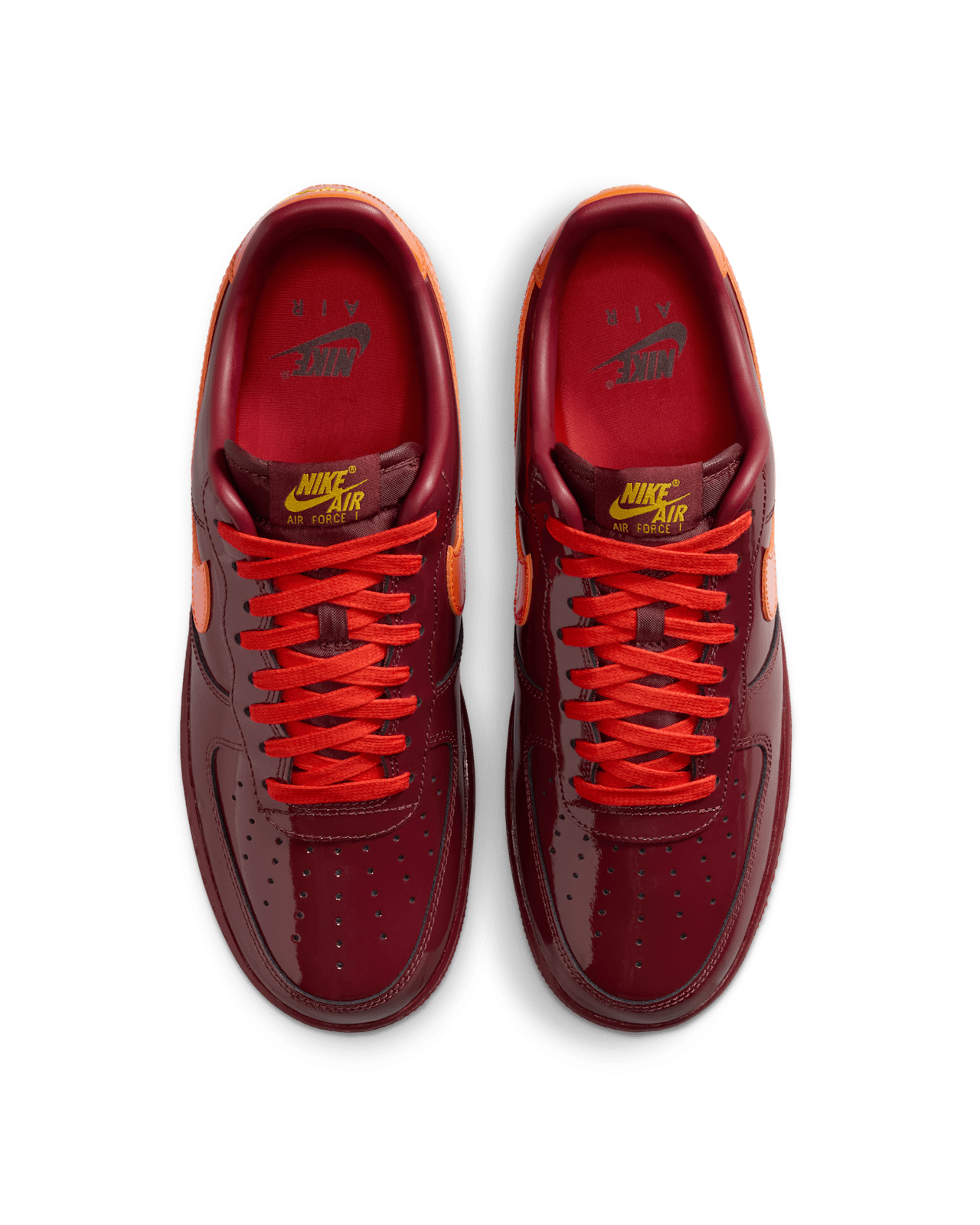 NIKE公式】エア フォース 1 LOW 'Dark Team Red and Safety Orange NIKE公式】エア フォース 1 LOW 'Dark Team Red and Safety Orange